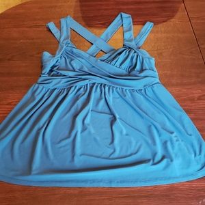 NWT! Torrid size 2X blue tank top
